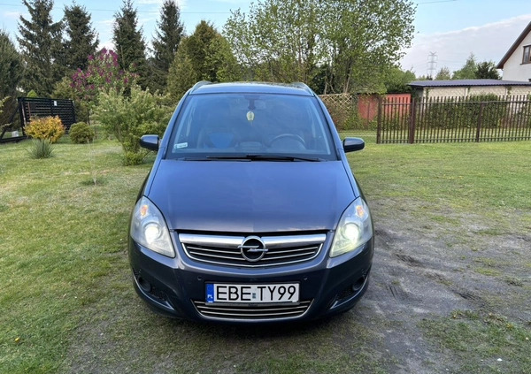 Opel Zafira cena 16800 przebieg: 262400, rok produkcji 2009 z Bełchatów małe 121